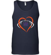 Load image into Gallery viewer, NFL New York Giants Heart Love Football Men's Tank Top
