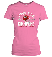 Load image into Gallery viewer, NFL super bowl Kansas City Chiefs Logo Helmet champions Women's T-Shirt
