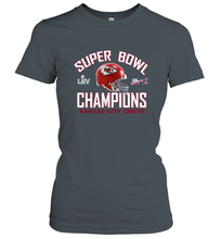 Load image into Gallery viewer, NFL super bowl Kansas City Chiefs Logo Helmet champions Women's T-Shirt
