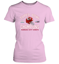Load image into Gallery viewer, NFL super bowl Kansas City Chiefs Logo Helmet champions Women's T-Shirt
