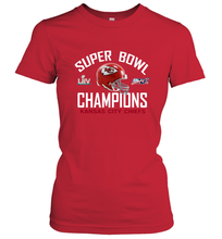 Load image into Gallery viewer, NFL super bowl Kansas City Chiefs Logo Helmet champions Women's T-Shirt
