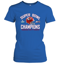 Load image into Gallery viewer, NFL super bowl Kansas City Chiefs Logo Helmet champions Women's T-Shirt
