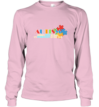 Load image into Gallery viewer, Autism doesn't end in April, its everyday of the year Autism Awareness Shirt Long Sleeve T-Shirt
