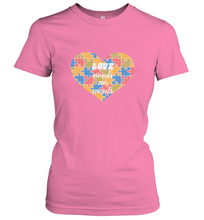 Load image into Gallery viewer, Love needs no words Autism Awareness DayT shirt Women's T-Shirt
