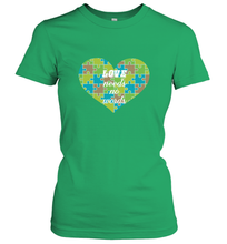 Load image into Gallery viewer, Love needs no words Autism Awareness DayT shirt Women's T-Shirt
