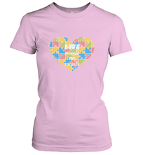 Load image into Gallery viewer, Love needs no words Autism Awareness DayT shirt Women's T-Shirt
