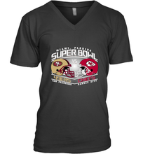Load image into Gallery viewer, NFL Super bowl San Francisco 49ers vs. Kansas City Chiefs Men's V-Neck
