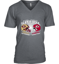 Load image into Gallery viewer, NFL Super bowl San Francisco 49ers vs. Kansas City Chiefs Men's V-Neck

