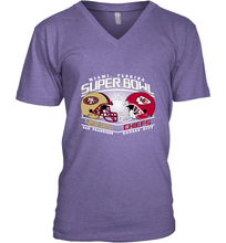 Load image into Gallery viewer, NFL Super bowl San Francisco 49ers vs. Kansas City Chiefs Men's V-Neck
