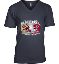 Load image into Gallery viewer, NFL Super bowl San Francisco 49ers vs. Kansas City Chiefs Men's V-Neck
