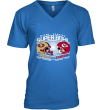 Load image into Gallery viewer, NFL Super bowl San Francisco 49ers vs. Kansas City Chiefs Men's V-Neck

