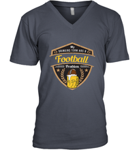 Load image into Gallery viewer, My Drinking Team has a Football Men's V-Neck
