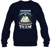 Load image into Gallery viewer, Jesus Drafted My Fantasy Football Crewneck Sweatshirt
