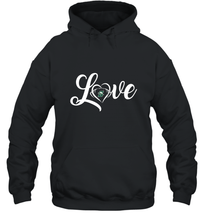 Load image into Gallery viewer, Stetson Hatters Love Heart  Football  Team Premium Hooded Sweatshirt
