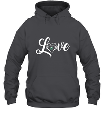 Load image into Gallery viewer, Stetson Hatters Love Heart  Football  Team Premium Hooded Sweatshirt
