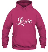 Load image into Gallery viewer, Stetson Hatters Love Heart  Football  Team Premium Hooded Sweatshirt
