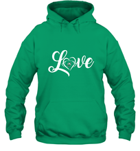 Load image into Gallery viewer, Stetson Hatters Love Heart  Football  Team Premium Hooded Sweatshirt
