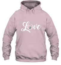 Load image into Gallery viewer, Stetson Hatters Love Heart  Football  Team Premium Hooded Sweatshirt
