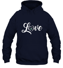 Load image into Gallery viewer, Stetson Hatters Love Heart  Football  Team Premium Hooded Sweatshirt
