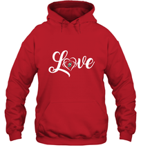 Load image into Gallery viewer, Stetson Hatters Love Heart  Football  Team Premium Hooded Sweatshirt
