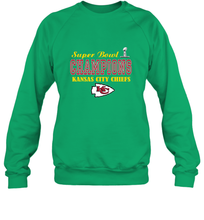 Load image into Gallery viewer, NFL super bowl Kansas City Chiefs champions Crewneck Sweatshirt
