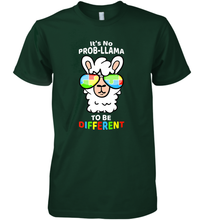 Load image into Gallery viewer, It's No Prob llama To Be Different Shirt _ Autism Gift Men's Premium T-Shirt
