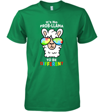 Load image into Gallery viewer, It's No Prob llama To Be Different Shirt _ Autism Gift Men's Premium T-Shirt
