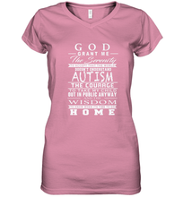 Load image into Gallery viewer, A shirt about Autism Women's V-Neck T-Shirt
