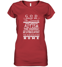 Load image into Gallery viewer, A shirt about Autism Women's V-Neck T-Shirt

