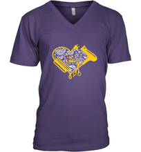 Load image into Gallery viewer, LSU Tigers Hairstyle  Beautician Like Football Men's V-Neck

