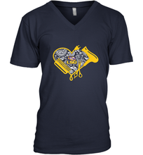Load image into Gallery viewer, LSU Tigers Hairstyle  Beautician Like Football Men's V-Neck
