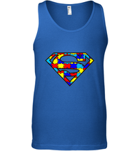 Load image into Gallery viewer, Autism Superhero Men's Tank Top
