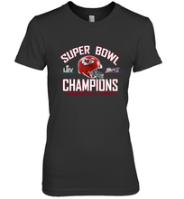 Load image into Gallery viewer, NFL super bowl Kansas City Chiefs Logo Helmet champions Women's Premium T-Shirt
