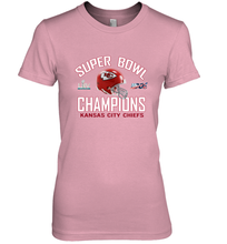 Load image into Gallery viewer, NFL super bowl Kansas City Chiefs Logo Helmet champions Women's Premium T-Shirt
