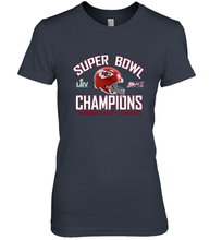 Load image into Gallery viewer, NFL super bowl Kansas City Chiefs Logo Helmet champions Women's Premium T-Shirt
