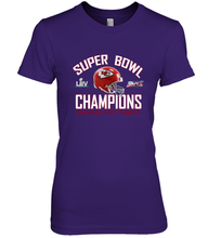 Load image into Gallery viewer, NFL super bowl Kansas City Chiefs Logo Helmet champions Women's Premium T-Shirt
