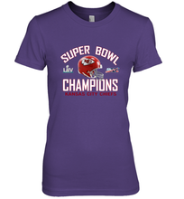 Load image into Gallery viewer, NFL super bowl Kansas City Chiefs Logo Helmet champions Women's Premium T-Shirt
