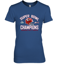 Load image into Gallery viewer, NFL super bowl Kansas City Chiefs Logo Helmet champions Women's Premium T-Shirt
