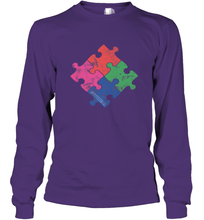 Load image into Gallery viewer, Autism Awareness Distressed T MaassSquad Long Sleeve T-Shirt
