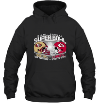 Load image into Gallery viewer, NFL Super bowl San Francisco 49ers vs. Kansas City Chiefs Hooded Sweatshirt
