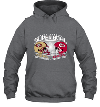 Load image into Gallery viewer, NFL Super bowl San Francisco 49ers vs. Kansas City Chiefs Hooded Sweatshirt
