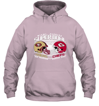 Load image into Gallery viewer, NFL Super bowl San Francisco 49ers vs. Kansas City Chiefs Hooded Sweatshirt

