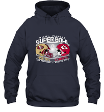 Load image into Gallery viewer, NFL Super bowl San Francisco 49ers vs. Kansas City Chiefs Hooded Sweatshirt
