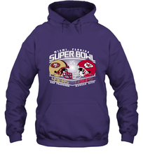 Load image into Gallery viewer, NFL Super bowl San Francisco 49ers vs. Kansas City Chiefs Hooded Sweatshirt
