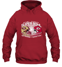 Load image into Gallery viewer, NFL Super bowl San Francisco 49ers vs. Kansas City Chiefs Hooded Sweatshirt
