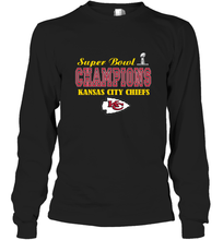Load image into Gallery viewer, NFL super bowl Kansas City Chiefs champions Long Sleeve T-Shirt
