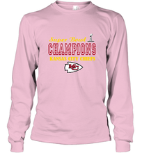 Load image into Gallery viewer, NFL super bowl Kansas City Chiefs champions Long Sleeve T-Shirt
