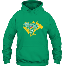 Load image into Gallery viewer, LSU Tigers Hairstyle  Beautician Like Football Hooded Sweatshirt
