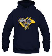 Load image into Gallery viewer, LSU Tigers Hairstyle  Beautician Like Football Hooded Sweatshirt
