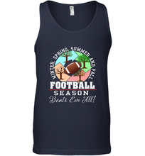 Load image into Gallery viewer, Funny Football Season Year Round Gift for Coach and Team Men's Tank Top
